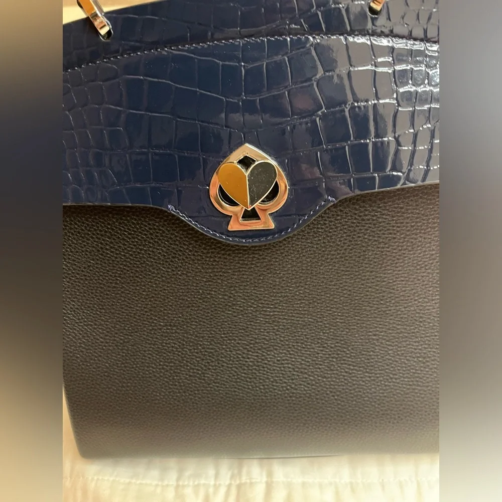 New Kate spade romy croc embossed backpack